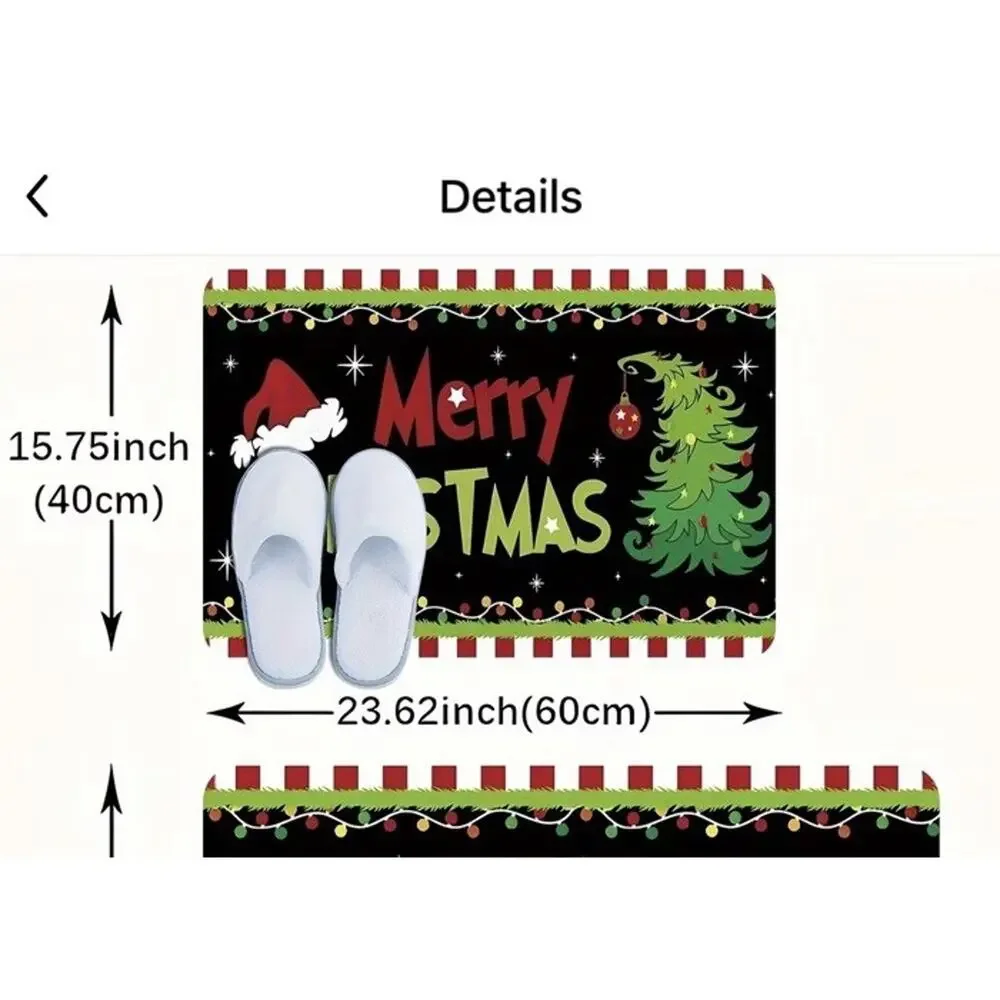 The Grinch Who Stole Christmas Mat / Doormat New